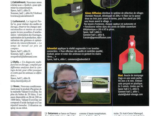 Une particularité : Pas besoin d’antenne pour le système de détection des vêlages Moocall.